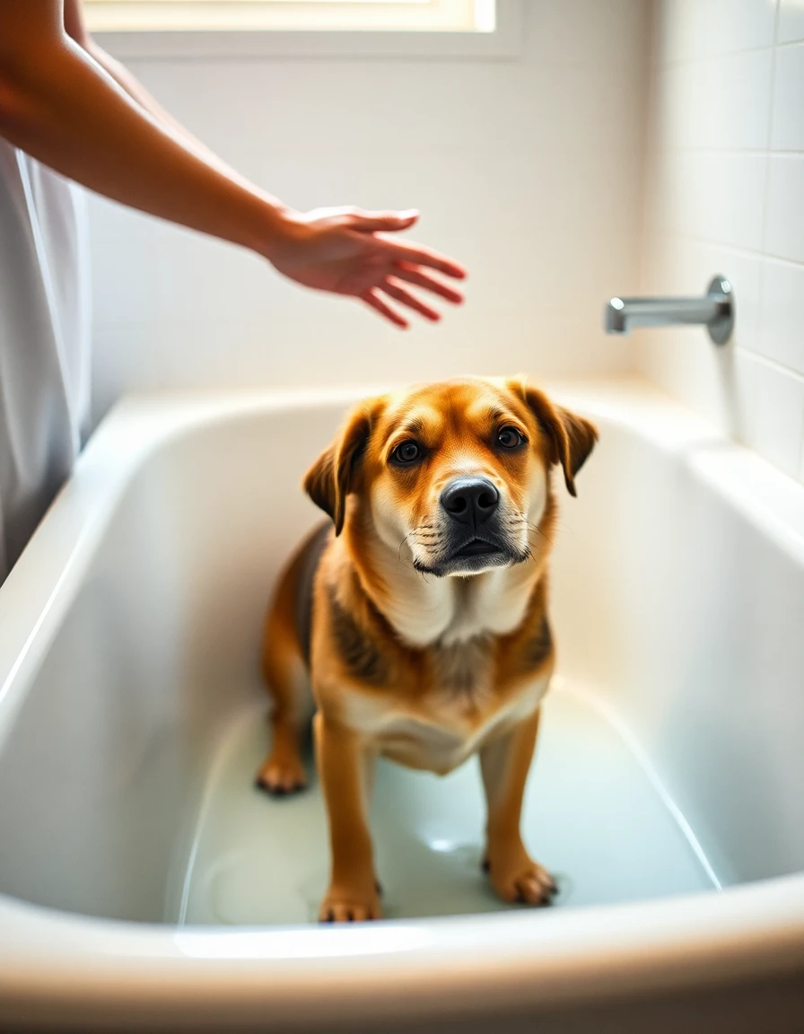 6 passos para dar banho sem medo no pet capa